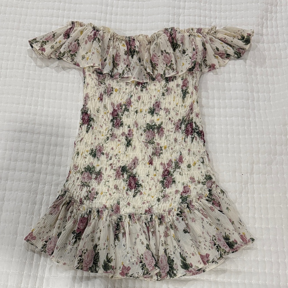 Floral Off-Shoulder Dress